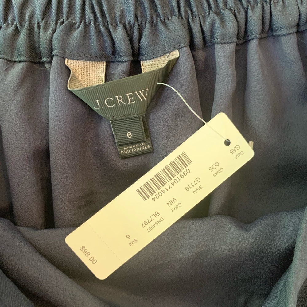 J. Crew navy skirt and top - Picture 2 of 3